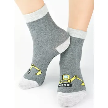 Chlapecké ABS ponožky SB007 - 27-30 / tmavě šedá