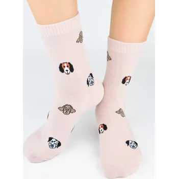 Dámské ponožky Dámské ponožky SB157 - 35-38 / pudrově růžová