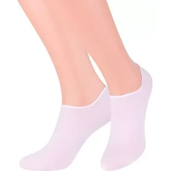 Dámské ponožky Bavlněné ťapky Steven 070 - 41-43 / bílá