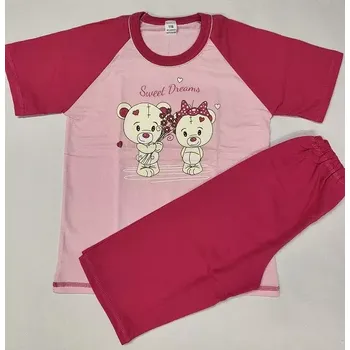 Dívčí pyžamo Dívčí pyžamo Sweet Dreams krátké - 116 / růžová