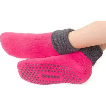 Dámské punčochy Dětské protiskluzové ponožky Safety line - 29-31 / malinová