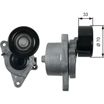 Napínák, žebrovaný klínový řemen GATES T39170