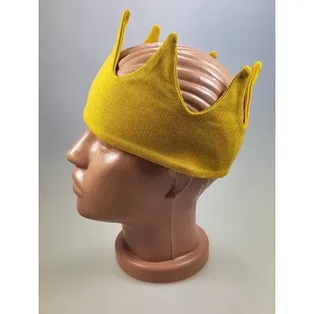 Čelenka Dívčí čelenka Koruna - 48-50 / hořčicová