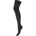 Nadkolenky s mašlí - 37-41 / černá