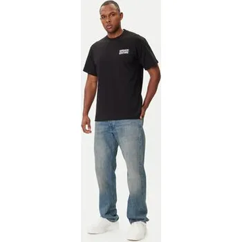 Pánské tričko Versace Jeans Couture T-Shirt 79GAHP10 CJ01P Černá Regular Fit XL