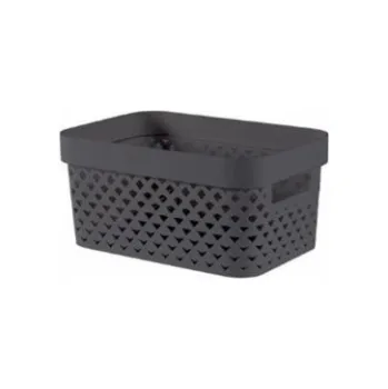 Úložný box Box Curver Pure S 4,5 l tmavě šedý