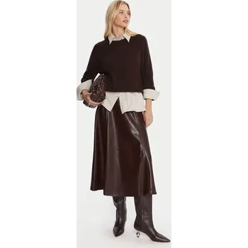 Pánský svetr Marella Svetr Alaska 2525366102 Hnědá Regular Fit M