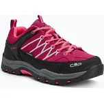 Juniorské boty CMP Rigel Low Wp berry / pink fluo