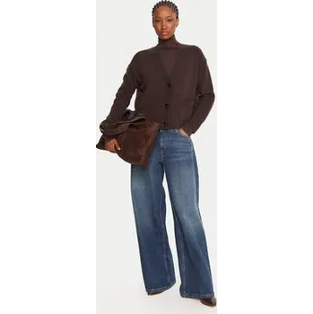 Dámské oblečení Weekend Max Mara Kardigan Filmato 2525346062 Hnědá Regular Fit S