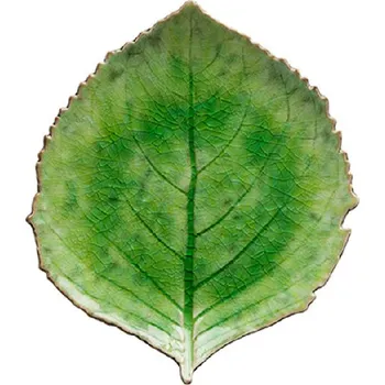 Talíř Talíř|odkladač Lístek 22cm, RIVIERA, černá/zelená|Tomate|Costa Nova