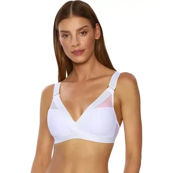 Dámské termo spodní prádlo Sportovní podprsenka 748 Lara white - KINGA bílá 90/B