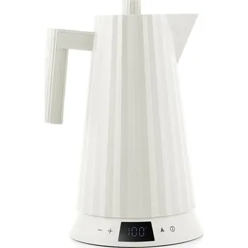 Rychlovarná konvice Rychlovarná konvice Plissé 1,7L s volbou teploty vody, bílá - Alessi