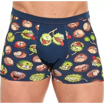 Pánské spodní prádlo Pánské boxerky Chestnut - M / tmavě modrá