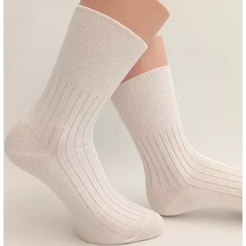 Dámské oblečení Dospělé zdravotní ponožky Rons - 38-39 / smetanová