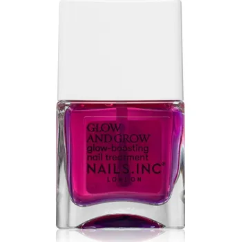 Lak na nehty Nails Inc. Glow and Grow Nail Growth Treatment posilující lak na nehty 14 ml