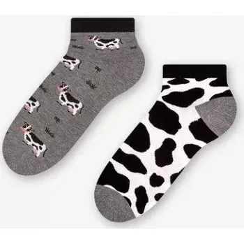 Pánské ponožky Pánské nestejné ponožky Milk Low - 43-46 / šedá