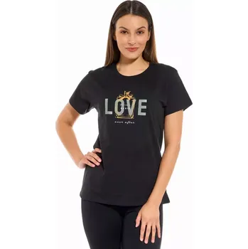 Dámské tričko Dámské tričko LOVE - M / černá