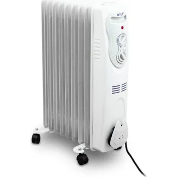 Set domácích spotřebičů Elektrický olejový radiátor 2000W Bílý, 9 žeber, XL BITUXX