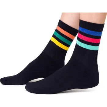 Dámské punčochy Dámské polofroté ponožky Color Lines - 35-38 / tmavě modrá