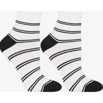 Dámské punčochy Dámské ponožky CSL200-144 - 38-41 / bílá/černá