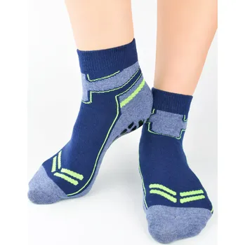 Pánské ponožky Chlapecké ABS ponožky na trampolínu SB131 - 39-42 / tmavě modrá