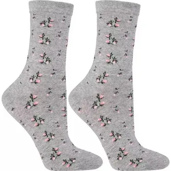 Dámské ponožky Dámské ponožky CSL250-051 - 35-38 / světle šedý melír