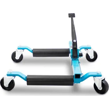 Mechanický vozík manévrovací do 560 kg válečkový pro manévrování s automobilem MS19203