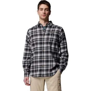 Columbia Cornell Woods Flannel Long Sleeve Shirt M 1617951009 - black backland tart M