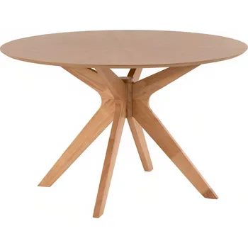 Jídelní stůl Dubový kulatý jídelní stůl Somcasa Carmel 120 cm