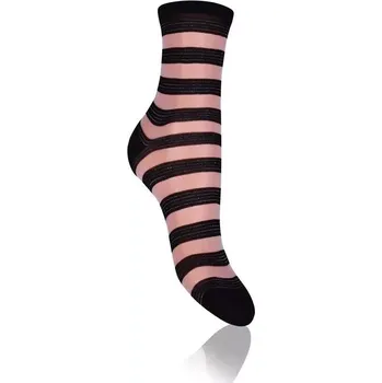 Dámské ponožky Dámské ponožky Thin Stripes - 38-40 / černá