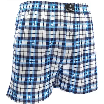 Pánské spodní prádlo Pánské trenýrky Karel 13 - XL / bílá/modrá