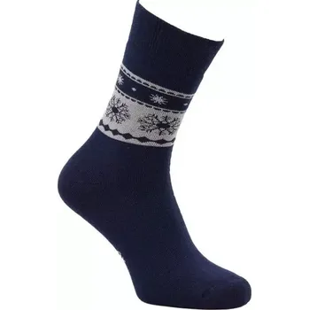 Dámské ponožky Dámské froté ponožky Anette - 39-42 / tmavě modrá