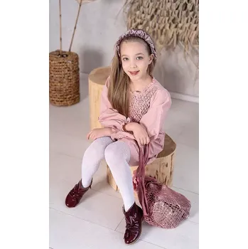 Dámské punčochy Dívčí punčochy Polyanna 40 DEN - 134-140 / světle růžová