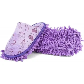 Dámské pantofle Úklidové papuče Abeceda - 33-34 / fialová