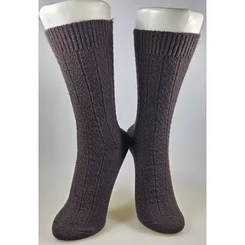 Dámské ponožky Dámské ponožky Miranda - 35-40 / tmavě hnědá