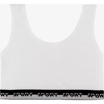 Podprsenka Dívčí top /podprsenka Sport - 140 / bílá