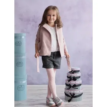 Dámské punčochy Dívčí punčocháče Dora 60 DEN - 122-128 / červená