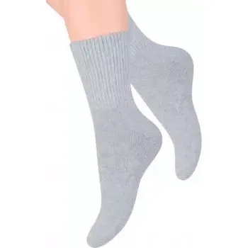 Pánské ponožky Polofroté ponožky Sport - 35-37 / světle šedá