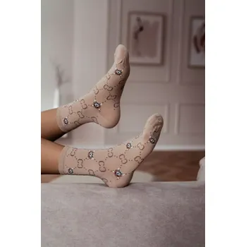 Dámské punčochy Dámské ponožky CC macko - 37-41 / béžová