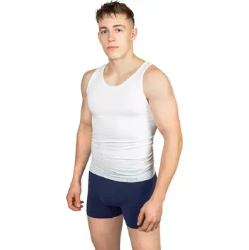 Pánské tílko Pánské bambusové tílko BS-020 - L-XL / bílá