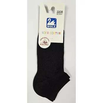 Dámské punčochy Dětské ponožky Soft - 33-35 / černá