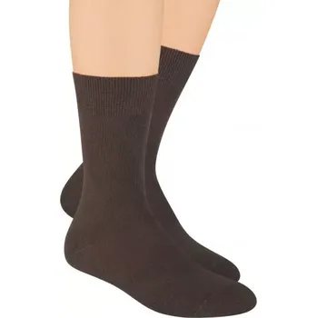 Pánské ponožky Antibakteriální 100% bavlněné ponožky 055 - 41-43 / grafitová