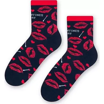 Dámské punčochy Dámské ponožky Dej Pusu - 38-40 / tmavě modrá