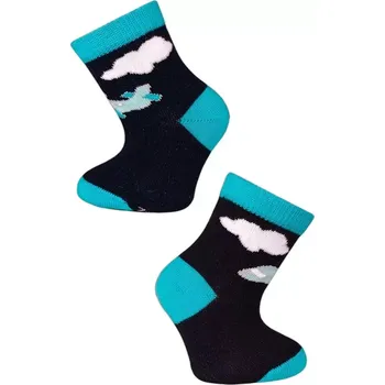 Chlapecké oblečení Dětské ponožky Letadlo - 14-18 / tmavě modrá