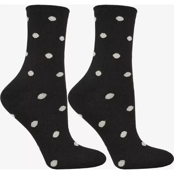 Dámské ponožky Dámské ponožky Kuličky Lurex - 35-38 / černá/zlatá