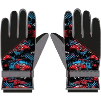 Rukavice Chlapčenské rukavice RN065 - 14 / šedá/černá