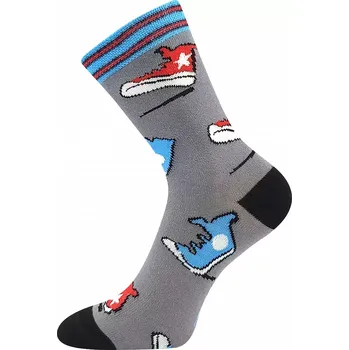 Chlapecké ponožky Tenisky - 25-29 / šedá