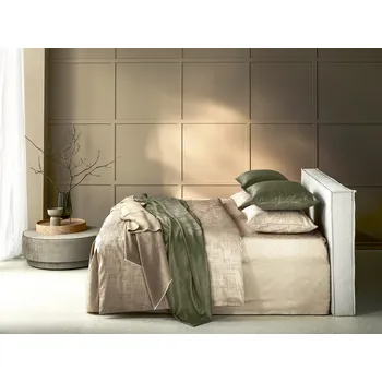 Povlečení Curt Bauer / Stella Ateliers Luxusní damaškové povlečení YUN karamel 155 x 220 cm zip