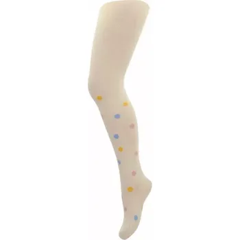 Dámské oblečení Dívčí punčochy Lentilky - 92-98 / smetanová