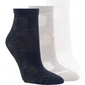 Dámské ponožky Dámské ponožky Květiny - 35-38 / šedá